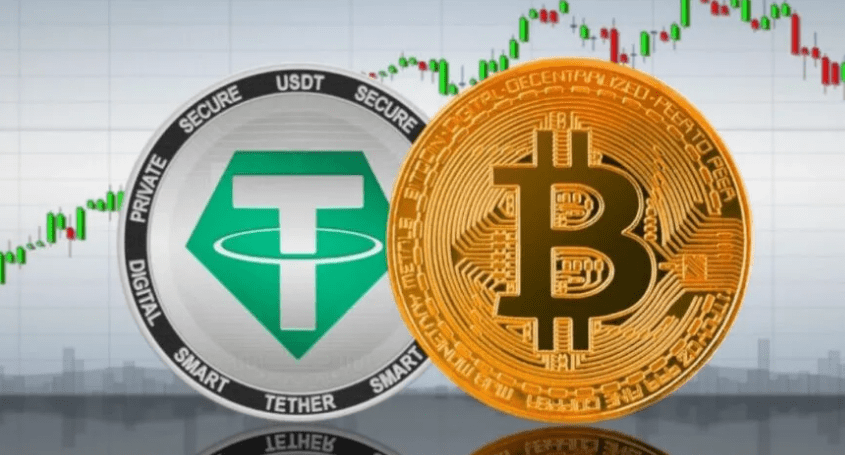 بیت کوین و تتر