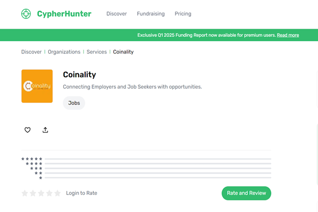 کوینالیتی (Coinality) سایت پرداخت ارز دیجیتال