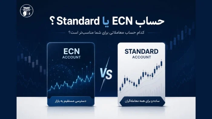 تفاوت حساب ECN و Standard