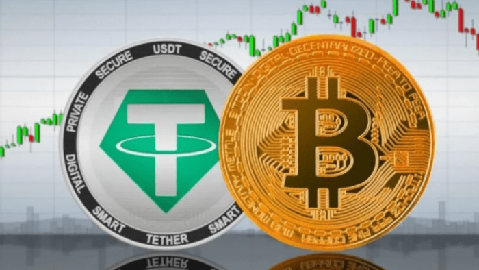بیت کوین و تتر